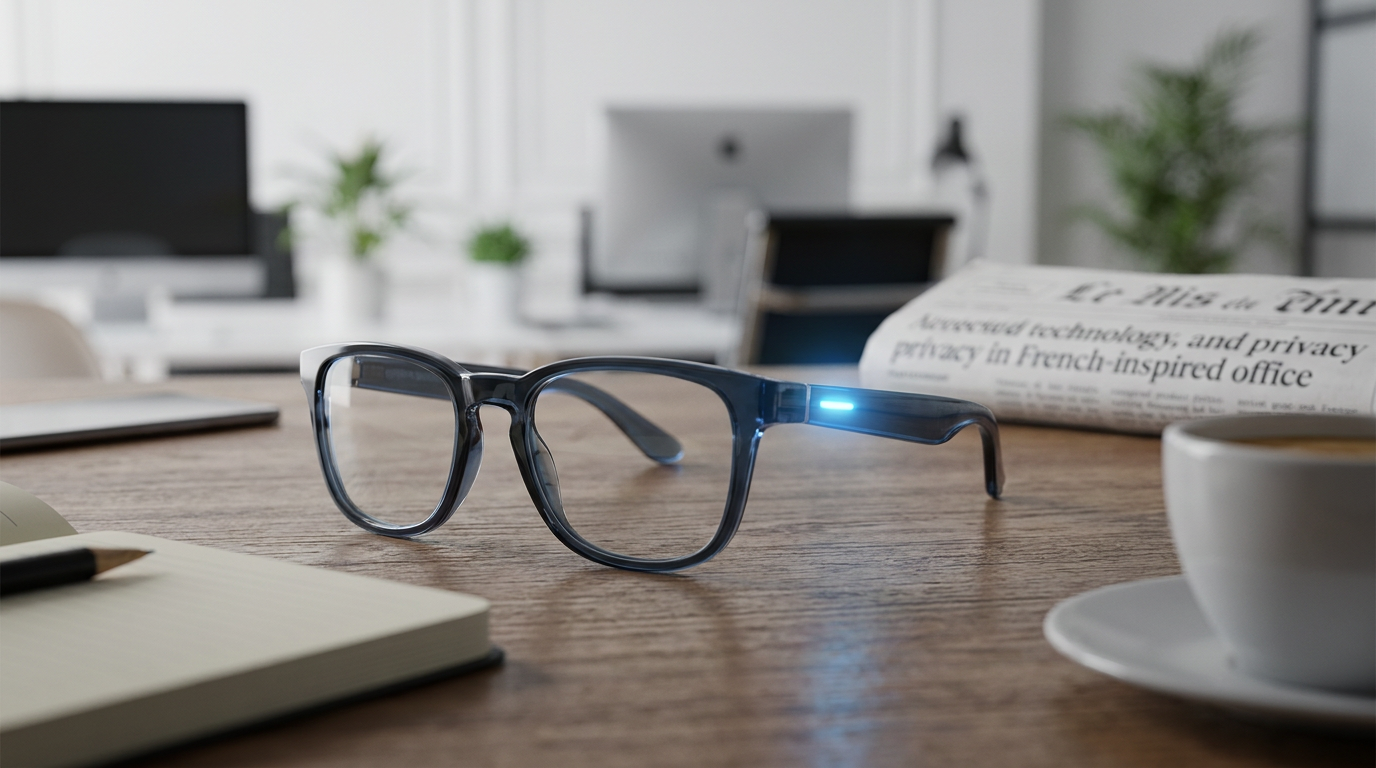 Meta Ray-Ban smart glasses displayed at Mobile World Congress 2025.
