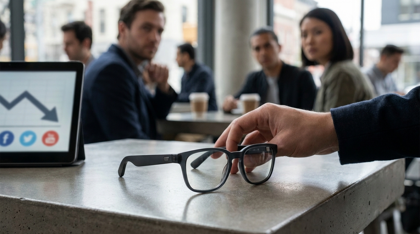 Oakley Meta Sonnenbrille mit gelben Gläsern, die auf einer Mauer liegt.