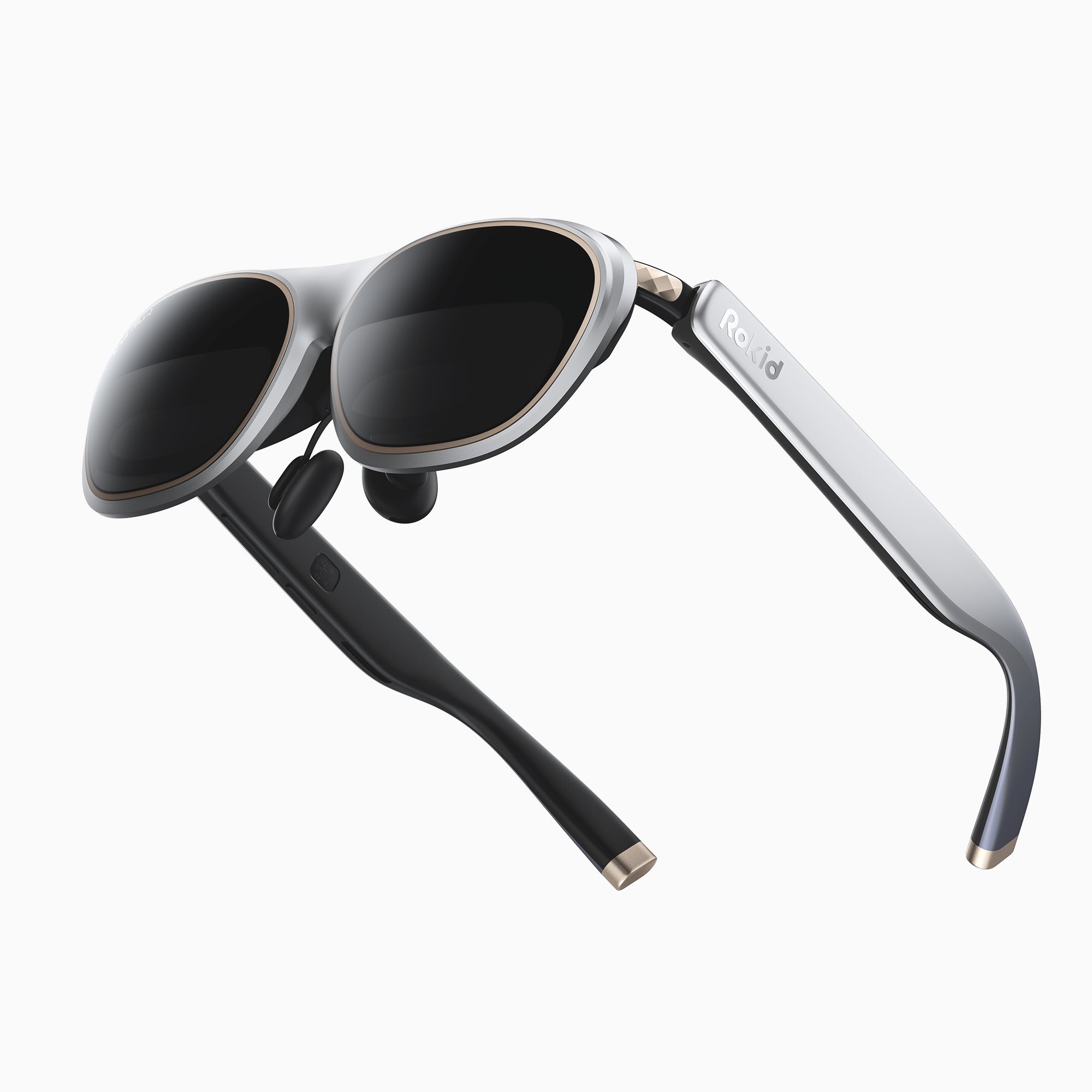 Lunettes connectées IA sur un visage